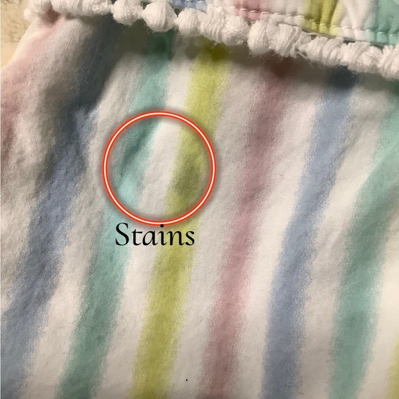 Little Me Pastel Stripped Shirt 9 Months 9M - Picture 6 of 7